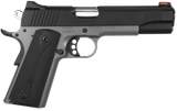 Kimber Mfg, Inc 3700693 Custom LW Shadow Ghost 45 ACP 8+1 5" Stainless Match Grade Barrel, KimPro Black Serrated Stainless Steel Slide, KimPro Gray Aluminum Frame w/Beavertail, Black Hogue Rubber Grip