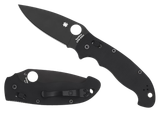 Spyderco C95GPBBK2 Manix 2  XL 3.85" Folding Plain Black DLC CPM S30V SS Blade/Black Textured G10 Handle Includes Pocket Clip