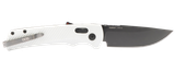 S.O.G SOG11181041 Flash AT 3.45" Folding Straight Back Plain TiNi Cryo D2 Steel Blade, Concrete Gray Textured GRN Handle