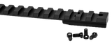Warne V48915MOA Vapor Picatinny Rail Black Anodized Aluminum Ruger American Rimfire, 15 MOA