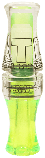 Avian X ZNK-ZNK6027 ATM Green Machine  Single Reed Lemon Drop Polycarbonate Attracts Ducks