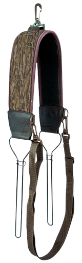Drake Waterfowl DW4090006 Game Tote Over the Shoulder 2 Wire Loops, Mossy Oak Bottomland, Neoprene Shoulder Strap, Waist Strap
