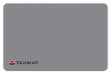 TekMat TEKR17TMLOGOGY  Cleaning Mat Gray Rubber 11"x17" TEKMAT Logo