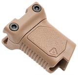 Strike Industries ARCMAGSFDE Angled Vertical Grip Short Flat Dark Earth Polymer with Cable Management Storage for M-LOK Rail