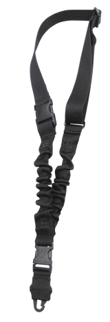 Tacshield T6010BK Shock Sling Black Webbing Single-Point Rifle/Shotgun
