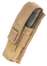 Tacshield T4001CY Suppressor/Light Pouch  Cordura 1000D Nylon Coyote