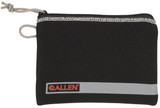Allen 3626 Pistol Pouch  Black Polyester w/Lockable Zippers, ID Label & Fleece Lining Holds Compact Size Handgun 5" L x 7" W Interior Dimensions