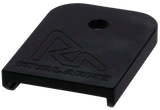 Rival Arms RA70G001A Mag Baseplate  9mm Luger/40 S&W/357 Sig, Compatible w/Glock (except 36/42/43/48), Black Aluminum