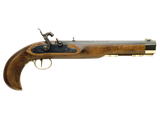 Traditions P1060 Kentucky Pistol Single Shot 50 Cal Percussion 10" Color Case Hardened Frame Blued Barrel Walnut Grip
