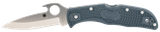 Spyderco C243PGYW Endela Lightweight 3.41" Folding Clip Point Plain VG-10 SS Blade Blue/Gray FRN Handle Includes Pocket Clip
