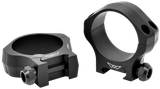 Warne 7250M Scope Rings Mountain Tech Matte Black 40mm Low 0 MOA