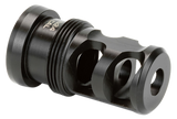 Griffin Armament TMPB30C5824 Paladin 2 Port Taper Mount Black Melonite QPQ 17-4 Stainless Steel with 5/8"-24 tpi Threads, 1.88" OAL & 1.07" Diameter for 30 Cal
