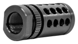 GrovTec US Inc GTHM317 G-Nite Flash Suppressor Black Nitride Steel with 1/2"-28 tpi Threads for 223 Cal