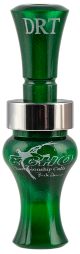 Echo Calls 79021 Timber  Double Reed Mallard Hen Sounds Attracts Ducks Green Pearl Acrylic