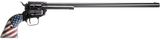 Heritage Mfg RR22B16USFLAG Rough Rider  22 LR 6 Shot, 16" Black Oxide Steel Barrel, Black Oxide Zinc Alloy Frame, Black Oxide Cylinder, US Flag Grip, Manual Safety, Exposed Hammer