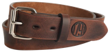 1791 Gunleather BLT014852VTGA 01 Gun Belt Vintage Leather 48/52 1.50" Wide Buckle Closure