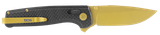 S.O.G SOGTM1033BX Terminus XR LTE 2.95" Folding Clip Point Plain Gold TiCN Cryo CPM S35VN Steel Blade Black G10/Carbon Fiber Handle Features Box Packaging Includes Pocket Clip