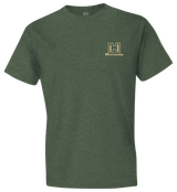 Hornady Gear 31434 Hornady T-Shirt Logo Stamp Military Green Short Sleeve XL