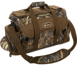 Drake Waterfowl DA2020022 Blind Bag Refuge Mossy Oak Bottomland HD-2 Heavy Duty Nylon Duffle Bag Zipper Closure