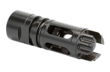 Griffin Armament XHP762FCM Gate-LOK Flash Comp Black Nitride 17-4 Stainless Steel with 5/8"-24 tpi Threads, 2.77" OAL & .863" Diameter for 30 Cal 30SD, M4SD Silencers & QD Blast Shield