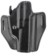 Bianchi 56831 Allusion Assent Pro-Fit OWB Size 18 Black Leather Belt Slide Fits S&W M&P Fits CZ 75 Fits FN FNS Right Hand