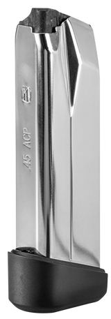 FN 20100735 545 Replacement Magazine 10rd 45 ACP Stainless Steel w/ Black Polymer Flush Floorplate Fits FN 545 Tactical