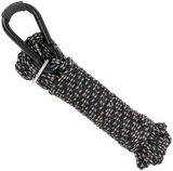 Allen 7248 Reflective Hoist Rope  Black 25' Long