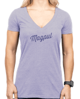 Magpul MAG1336-530-XL Rover Script Women's Orchid Heather Cotton/Polyester Short Sleeve XL
