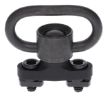 Rival Arms RARA92P4A QD Rail Mount Swivel  Recessed Button, Includes Swivel & Adapter, Fits M-LOK Rail
