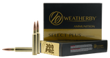 Weatherby R300P205EH Select Plus  300PRC 205gr Jacketed Hollow Point 20 Per Box/10 Case