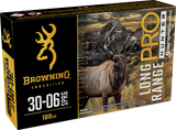 Browning Ammo B192530062 Long Range Pro  30-06Springfield 180gr 20 Per Box/10 Case
