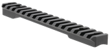 Talley PLM258763 Fierce Picatinny Rail  Black Anodized Long Action 20 MOA
