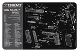TekMat TEKR17SIGSP2022  Cleaning Mat Black/Gray Rubber 11"x17" Sig Sauer SP 2022 Parts Diagram