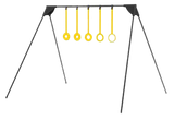 Caldwell 4002309 Ring Challenge Rimfire KYL Black/Yellow AR500 Steel Standing Includes 5 Rings