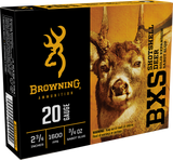 Browning Ammo B193112021 BXS  20Gauge 2.75" 3/4oz Sabot Slug Shot 5 Per Box/20 Case