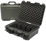 Nanuk 9254UP6 925 4 UP Pistol Case Waterproof Olive Resin w/ Closed-Cell Foam Padding 17" L x 11.80" W x 6.40" H Interior Dimensions
