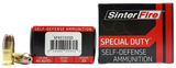 SinterFire Inc SF45155SD Special Duty (SD)  45ACP 155gr Lead Free Frangible Hollow Point 20 Per Box/10 Case