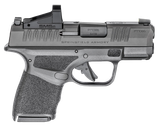 Springfield Armory HC9319BOSPSMSC Hellcat Micro-Compact OSP 9mm Luger 3" 11+1, 13+1 Black Black Melonite Steel Slide Adaptive Textured Black Polymer Grip Includes Shield SMSc