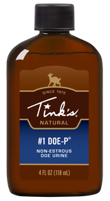 Tinks W6216 #1 Doe-P  Deer Attractant Doe Urine Scent Plastic 4 oz Bottle