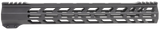 TacFire  A.C.E. Low Profile M-Lok Handgaurd 15" Black Hardcoat Anodized Aluminum for 308 Win AR-10