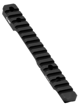 Mdt Sporting Goods Inc 102187BLK Picatinny Scope Rail  Black Anodized Aluminum 11" Long, Fits Remington 700 SA, 20 MOA