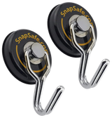 SnapSafe 75914 Swivel Hooks Magnetic 1" 2 Per Pkg