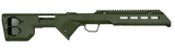 Desert Tech TRK22GRN TREK-22 Rifle Chassis OD Green Synthetic, Fixed Bullpup, Fits Ruger 10/22, 26.75" OAL