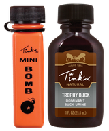 Tinks W6197 Trophy Buck  Deer Attractant Buck Urine Scent 1 oz Includes Mini Bomb