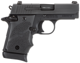 Sig Sauer 9389BRGAMBI P938 Micro-Compact BRG 9mm Luger 3" 7+1 Black Nitron Stainless Steel Black Hogue Rubber Grip