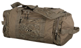 Drake Waterfowl DB36510063 Duffle Bag  Large Mossy Oak Bottomland Polyester, 3 Exterior Pockets, Adj. Shoulder Strap