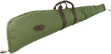 Boyt Harness GCRFUS48 Canvas Rifle Case 48" Green Waxed Canvas w/ Tanned Leather Accents Quilted Flannel Lining