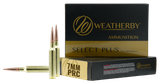 Weatherby F7PRC150SCO Select Plus  7mmPRC 150gr Swift Scirocco 20 Per Box/10 Case