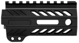 Angstadt Arms AA004HGMLT Ultra Light Handguard  made of Aluminum with Black Anodized Finish, M-LOK Style, Picatinny Rail & 4" OAL for AR-15 Includes Hardware