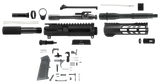 TacFire  AR Build Kit  5.56x45mm NATO 7.50" Barrel Black for AR Platform